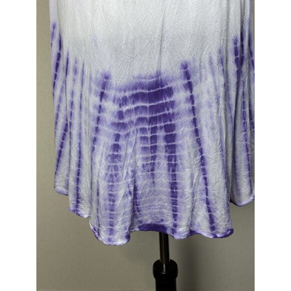 Advance Apparels Embroidered Dress Free Size Boho Beach Lightweight Tie-dyed - Picture 9 of 15